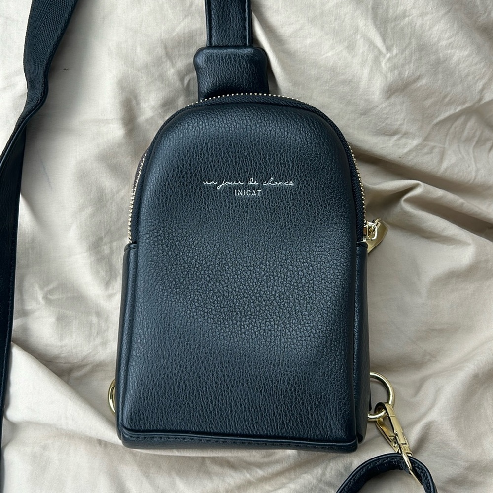 SMALL NWOT Sling Bag Fanny Packs Crossbody Bags Gifts for Women Men 03-Black